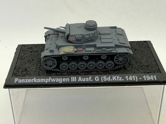 Czołg Panzerkampfwagen Iii Ausf. G - 1941 Tanks of the World AmerCom 1:72 – zdjęcie 2