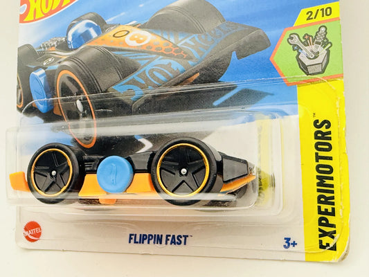 Flippin Fast Hot Wheels 2025 Experimotors 1:64 Blister Czarny – zdjęcie 2