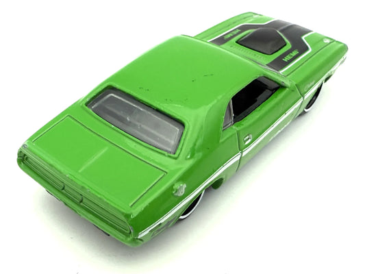 Dodge '70 Challenger, Hot Wheels 2006-'17, Resoraki die cast, Zielony, 1:64 – zdjęcie 2