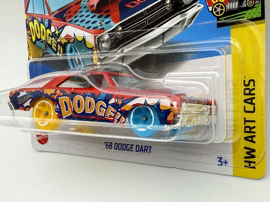 DODGE DART '68, Hot Wheels, Die cast HCW96-M521, Czerwony, 1:64, Resoraki – zdjęcie 2