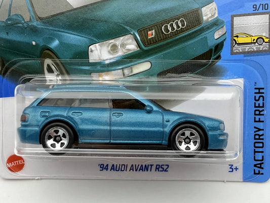 '94 AUDI AVANT RS2 Factory Fresh Hot Wheels 2024 Turkusowy 1:64 + Protektor – zdjęcie 2