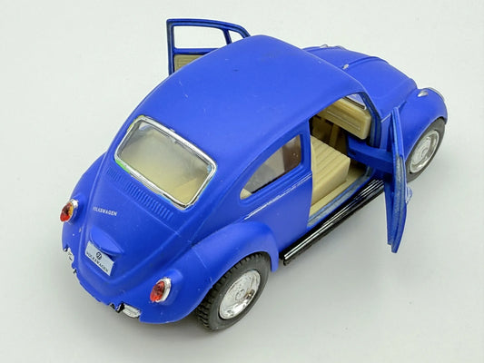 VOLKSWAGEN CLASSICAL BEETLE 1967 Kinsmart, Resoraki Die cast Niebieski 1:34 – zdjęcie 2