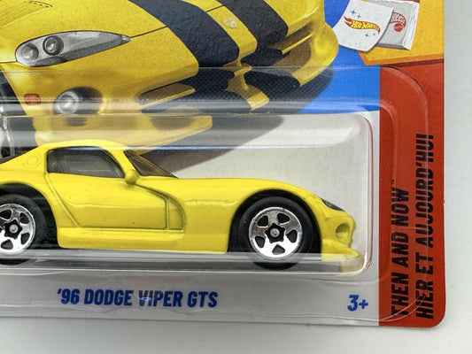 '96 DODGE VIPER GTS THEN AND NOW Hot Wheels 2025 Żółty 1:64 – zdjęcie 2