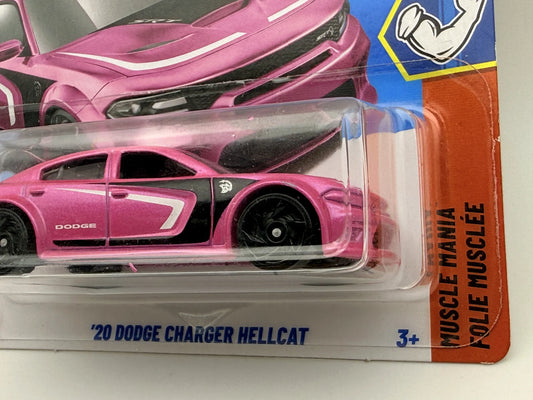 '20 DODGE CHARGER HELLCAT, Hot Wheels 2020, JBB45, Różowy, 1:64, Resoraki – zdjęcie 2