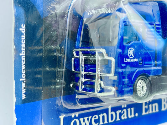 MAN TRUCK Hümmer 1:87 Ciężarówka Promocyjna Fioletowy Blister Löwenbräu – zdjęcie 2