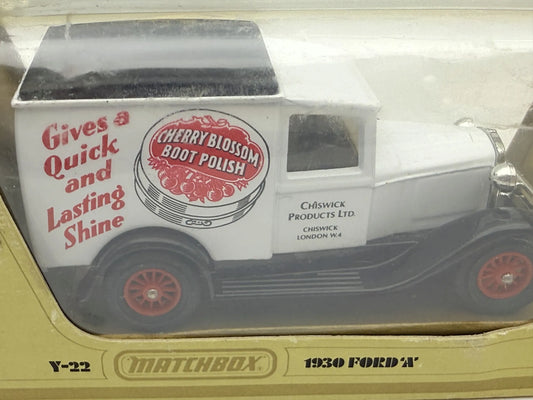1930 FORD A Models of Yeasteryear Matchbox 1978 Biały 1:40 Made in England – zdjęcie 2