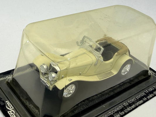 JAGUAR SS100 Z 1936 R. Legendarne Samochody AmerCom Kremowy 1:43 – zdjęcie 2