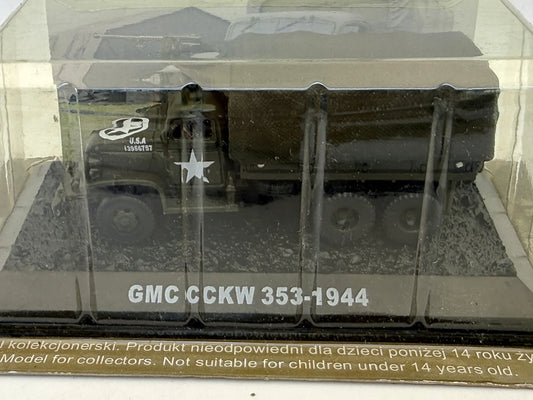 Ciężarówka wojskowa Gmc Cckw 353 - 1944 Wojsko AmerCom Oliwkowy 1:72 – zdjęcie 2