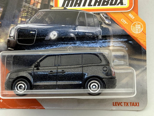 LEVC TX TAXI CITY London Taxi Matchbox 2020 Czarny 1:64 – zdjęcie 2