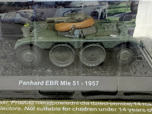 Czołg Panhard Ebr Mle 51 Tanks of the World Wojsko AmerCom Oliwkowy 1:72 – zdjęcie 2