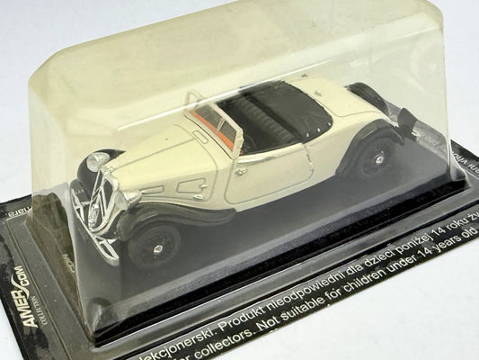 CITROËN TRACTION ROADSTER Z 1939 R. Legendarne Samochody AmerCom Krem. 1:43 – zdjęcie 2