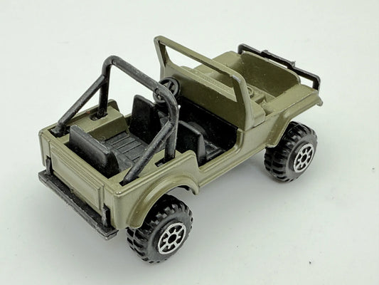 JEEP WILLYS, Matchbox?, Die cast, Oliwkowo-Zielony, 1:64, Resoraki – zdjęcie 2