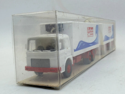 Ciężarówka Man Kühl-Lastzug Wiking Biały 1:87 Made in Germany – zdjęcie 2
