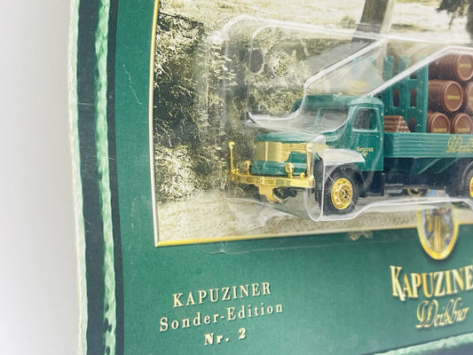 MAN 415 L1 Grell 1:87 Ciężarówka Promocyjna KAPUZINER Blister Zielony – zdjęcie 2