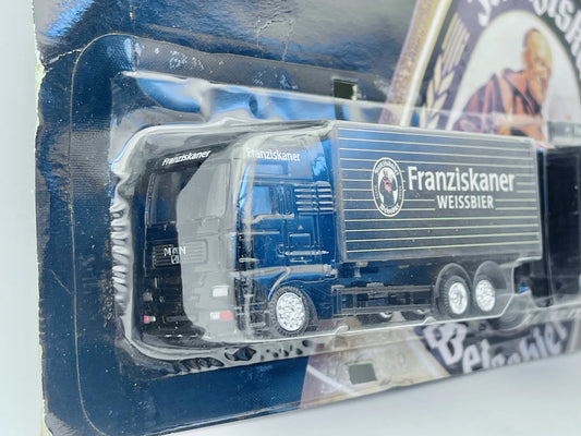 MAN TRUCK DGD 1:87 Ciężarówka Promocyjna Blister Franziskaner Weissbier – zdjęcie 2