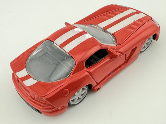 2008 DODGE VIPER SRT 10, Bburago, Die cast, Czerwony, 1:64, Resoraki – zdjęcie 2