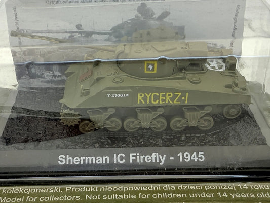 Czołg Sherman Ic Firefly - 1945 (RYCERZ-1) Tanks of the World AmerCom 1:72 – zdjęcie 2