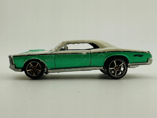 '67 Pontiac Gto Mainline Hot Wheels 1996 Zielony 1:64 – zdjęcie 2