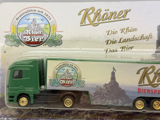 MAN F2000 DGD 1:87 Ciężarówka Promocyjna Rhöner Bier Blister Zielony – zdjęcie 2