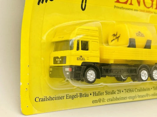MAN TRUCK DGD 1:87 Ciężarówka Promocyjna ENGEL Blister Żółty – zdjęcie 2