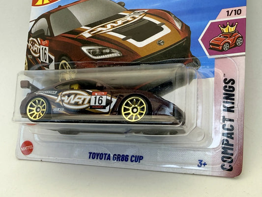 TOYOTA GR86 CUP, Hot Wheels 2025, Die cast HYX74, Ciemny, 1:64, Resoraki – zdjęcie 2
