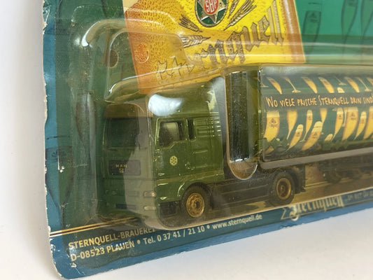 MAN Grell 1:87 Ciężarówka Promocyjna Sternquell Blister Zielony Reklama – zdjęcie 2