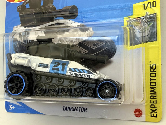 Czołg TANKNATOR Experimentators Wojsko Hot Wheels 2021 Biały 1:64 – zdjęcie 2