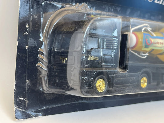 MAN TRUCK Hümmer 1:87 Ciężarówka Promocyjna Czarny Reklama C-Orange Leikeim – zdjęcie 2