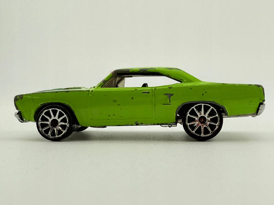 '70 Roadrunner Mainline Hot Wheels Zielony 1:64 – zdjęcie 2