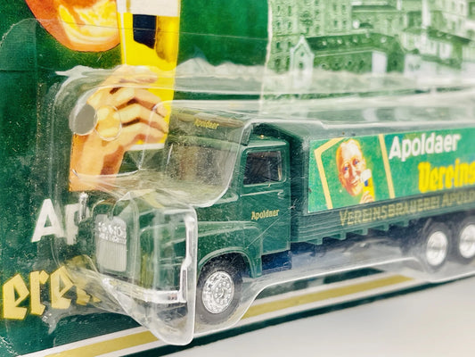Man Oldtimer Z Przyczepą Plandekową Grell 1:87 Blister Apoldaer Vereinsbier – zdjęcie 2