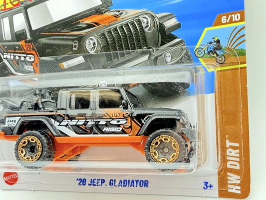 JEEP GLADIATOR, HW DIRT, Hot Wheels 2025, Die cast HYY71-N521, Czarny, 1:64 – zdjęcie 2