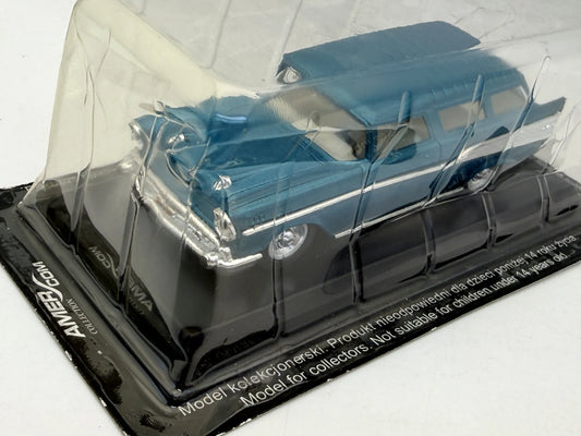 CHEVROLET BEL AIR NOMAD 1957 Legendarne Samochody AmerCom Niebieski 1:43 – zdjęcie 2