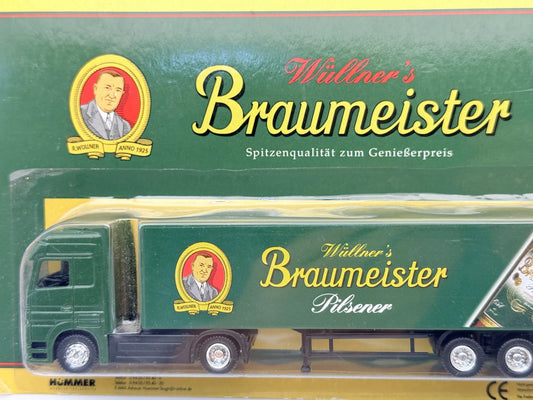 Mercedes-Benz Actros Hümmer 2000 1:87 Willner's Braumeister Blister Zielony – zdjęcie 2