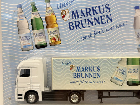 Mercedes-Benz Actros Hümmer 1:87 Ciężarówka Promocyjna MARKUS BRUNNEN Biały – zdjęcie 2