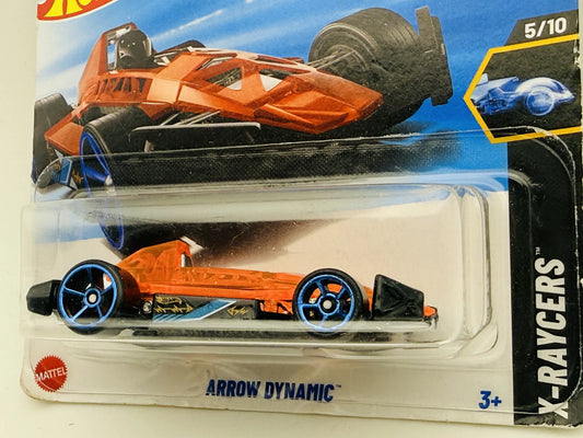 Arrow Dynamic Hot Wheels 2025 X-Raycers 1:64 Blister Pomarańczowy – zdjęcie 2