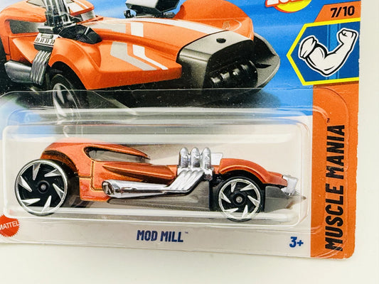 Mod Mill Hot Wheels 2025 Muscle Mania 1:64 11 Blister Pomarańczowy – zdjęcie 2