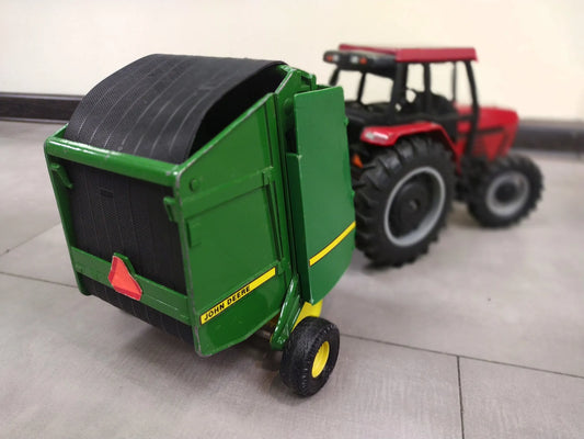 Traktor (Ciągnik Zestaw) Case IH Maxxum 5250, ERTL, die cast, 1:16 – zdjęcie 2