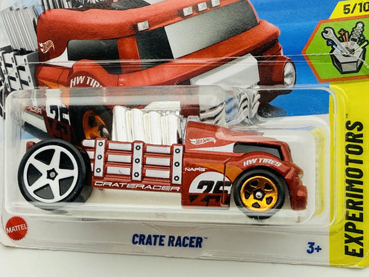 Crate Racer Hot Wheels 2025 Experimotors 1:64 27 Blister Czerwony – zdjęcie 2