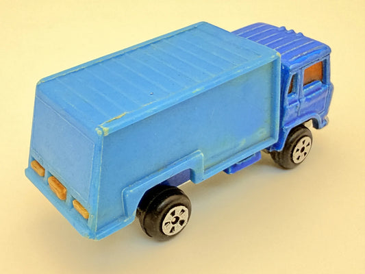 Blue & Tan Garbage Refuse Trash, Ciężarówka, Yatming, Niebieski 1:87 – zdjęcie 2