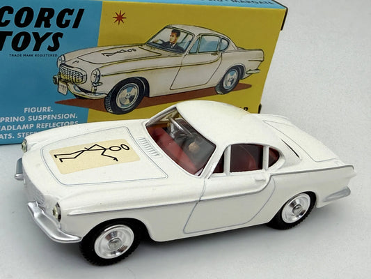 THE "SAINT'S" CAR VOLVO P1800 Corgi Biały 1:43 – zdjęcie 2