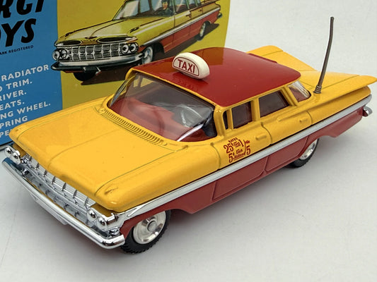 CHEVROLET IMPALA TAXI CAB TAXI Corgi Żółty 1:43 – zdjęcie 2
