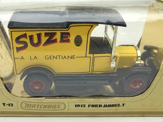 1912 FORD MODEL T Matchbox 1978 Żółty 1:43 Made in England SUZE – zdjęcie 2