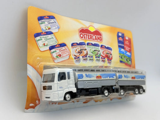 MAN TRUCK Top-Style 1:87 Cysterna OSTERLAND Blister Srebrny Mlekowóz – zdjęcie 2