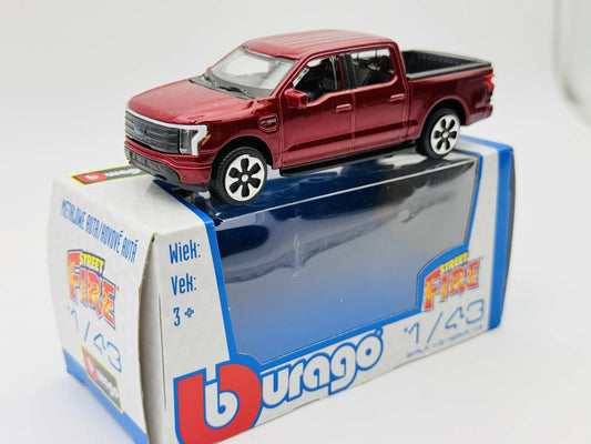 Ford F-150 Bburago 2026 1:36 Pickup Blister Czerwony – zdjęcie 2