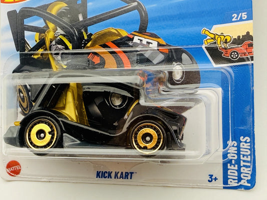 Kick Kart Hot Wheels 2025 Rockets 1:64 Blister Czarny – zdjęcie 2