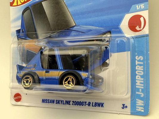 NISSAN SKYLINE 2000GT-R LBWK HW J-IMPORTS Hot Wheels 2025 Niebieski 1:64 – zdjęcie 2