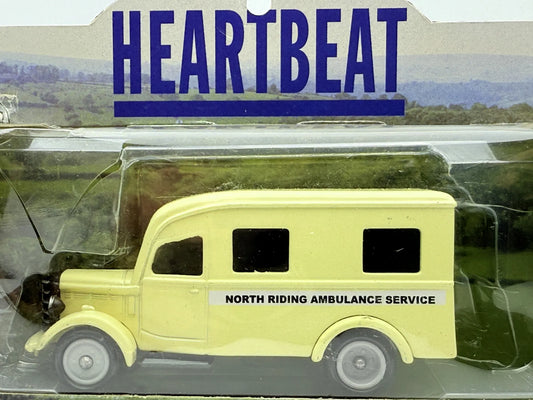 North Riding Ambulance Service Heartbeat Lledo Żółty Made in England – zdjęcie 2