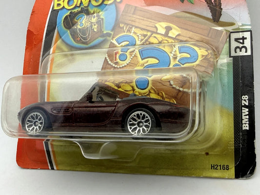 BMW Z8 Roadster Matchbox 2004 Bordowy 1:64 – zdjęcie 2