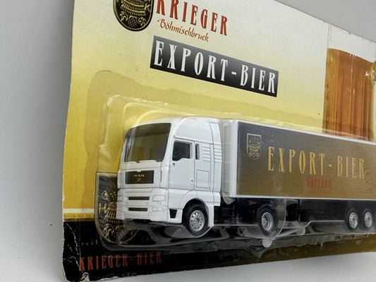 MAN TRUCK Achim PEX 1:87 Ciężarówka Promocyjna KRIEGER EXPORT-BIER Blister – zdjęcie 2