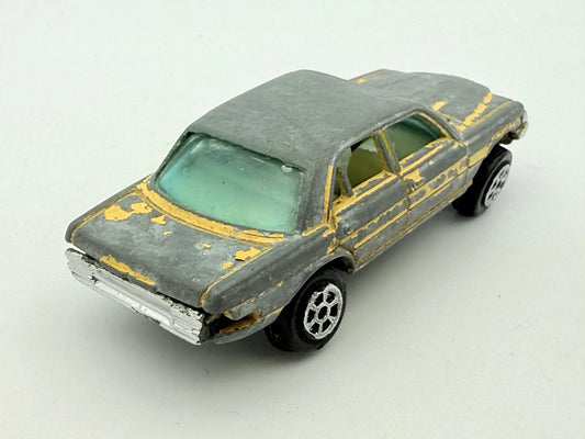 Mercedes-Benz 450 Sel Yatming Szary 1:64 Made in Hongkong – zdjęcie 2